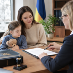 Нотариально заверенный перевод согласия на выезд ребенка в целях временной защиты